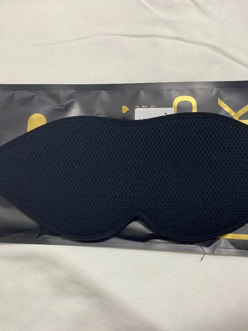 MABAO Sleep Mask Adjustable Black Light Blocking Eye Mask Soft Padded NEW